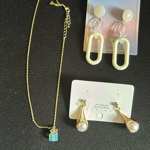 3 sets of jewelry